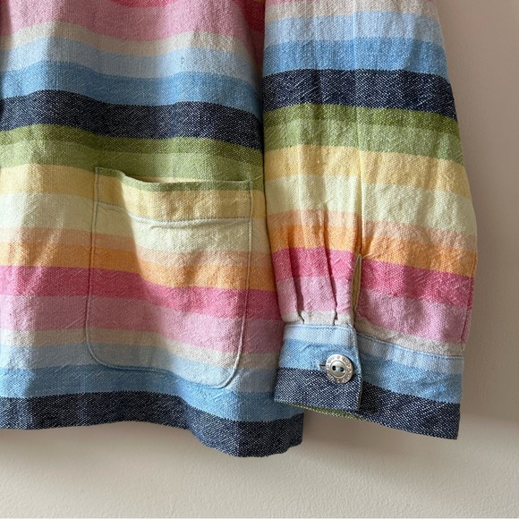 alfred dunner | Pastel Rainbow Button-Down Long-Sleeve - Picture 2 of 3